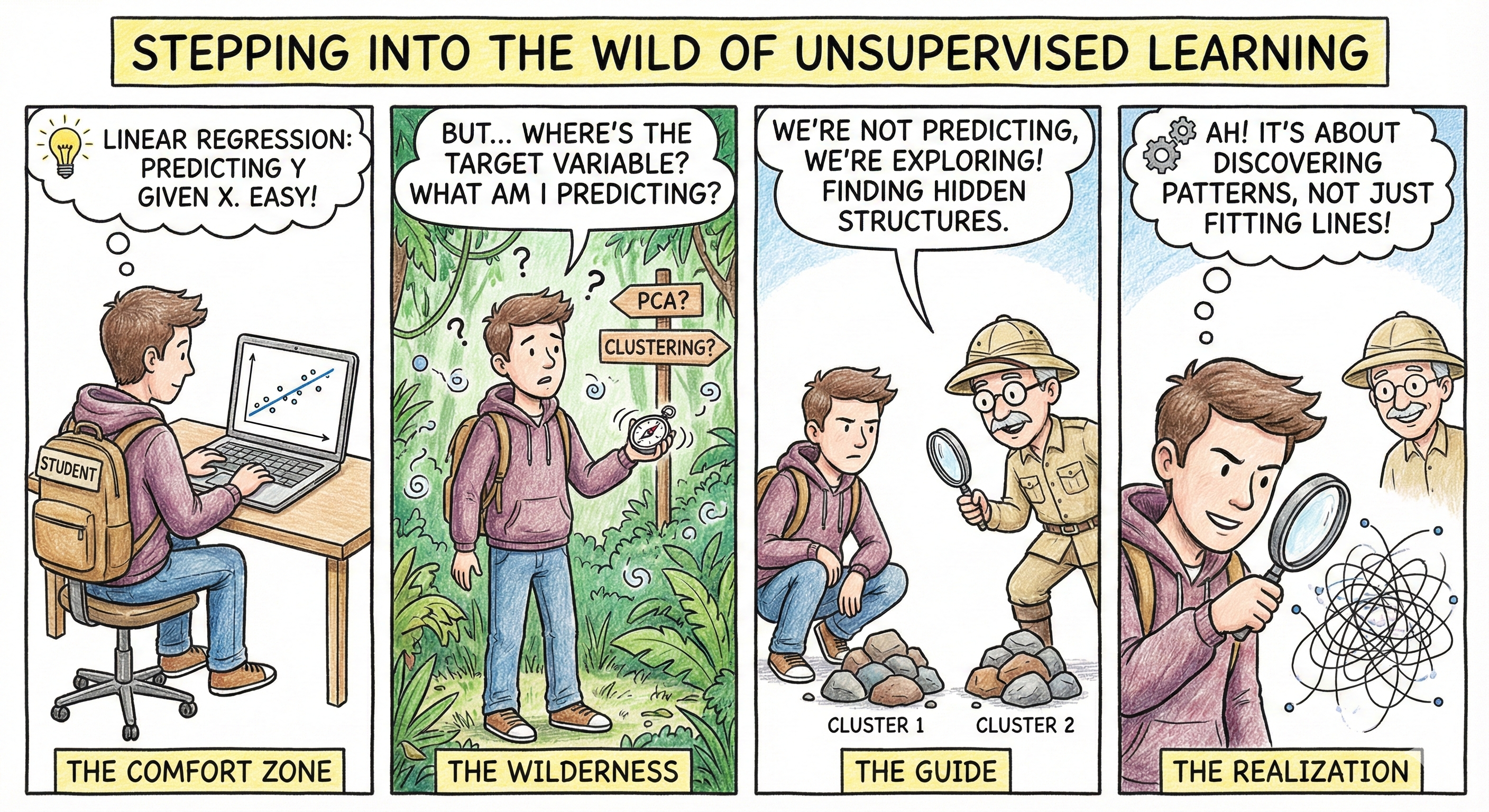 Wild of Unsupervised Learning